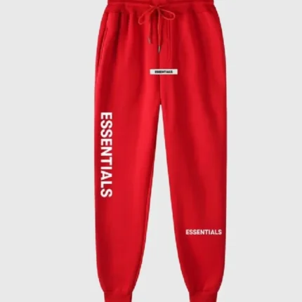 Essentials Fear of God Red Sweatpant