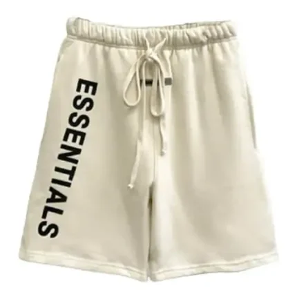 Essentials Letter Printed Cotton Short