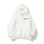 Essentials Unisex Flocking Letter Print Hoodie