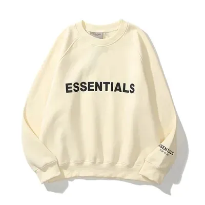 Fear God Essentials Cream Solo SweatShirt