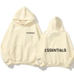 Fear Of God Essentials Unisex Hoodie University Letter Molded Hoods