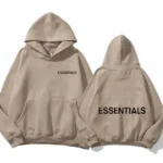 Fear Of God Essentials Unisex Hoodie University Letter Molded Hoods