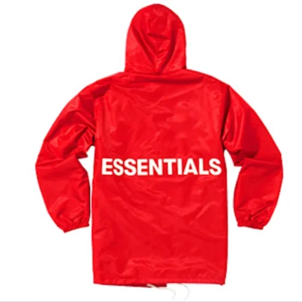Fear of God Essentials Graphic Jacket – Red