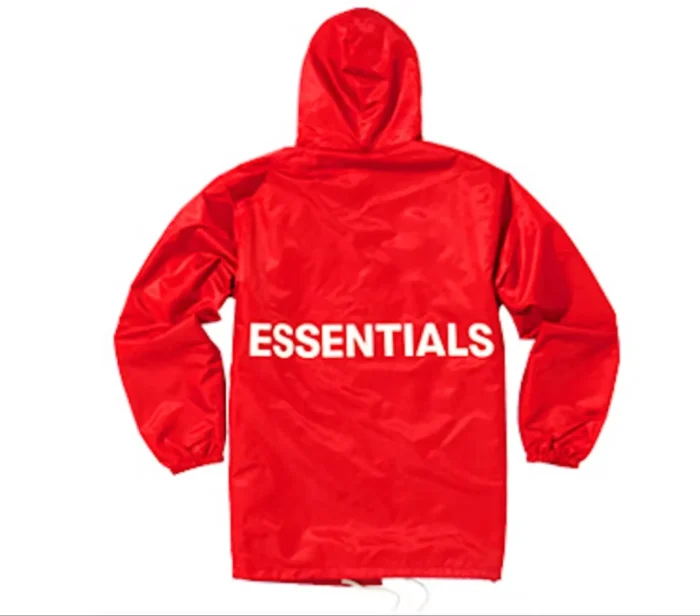 Fear of God Essentials Graphic Jacket – Red