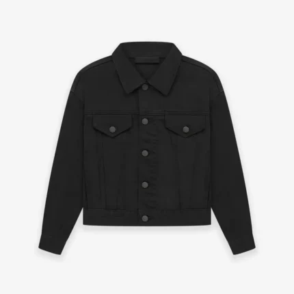 Kids Denim Jacket Jet Black